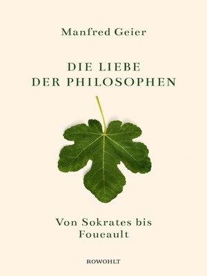 cover image of Die Liebe der Philosophen